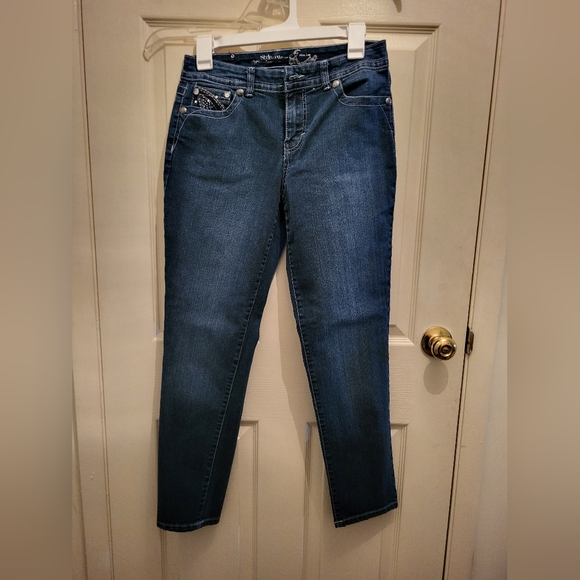 Style & Co. Blue Skinny Jeans with Stretch - Picture 1 of 6